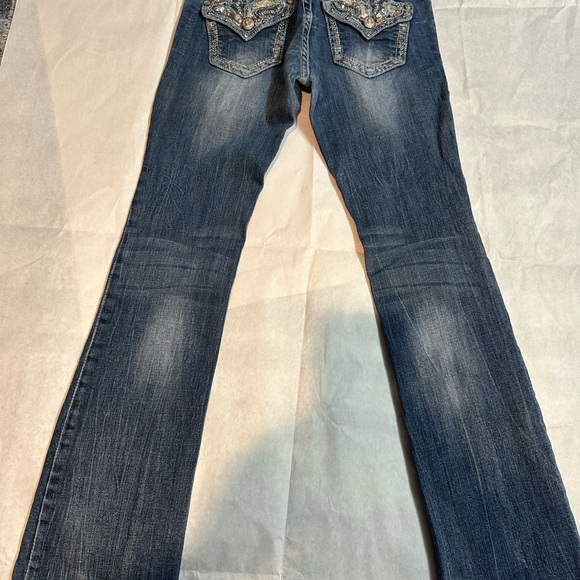 Grace Blue Boot Cut Jeans - Picture 3 of 6